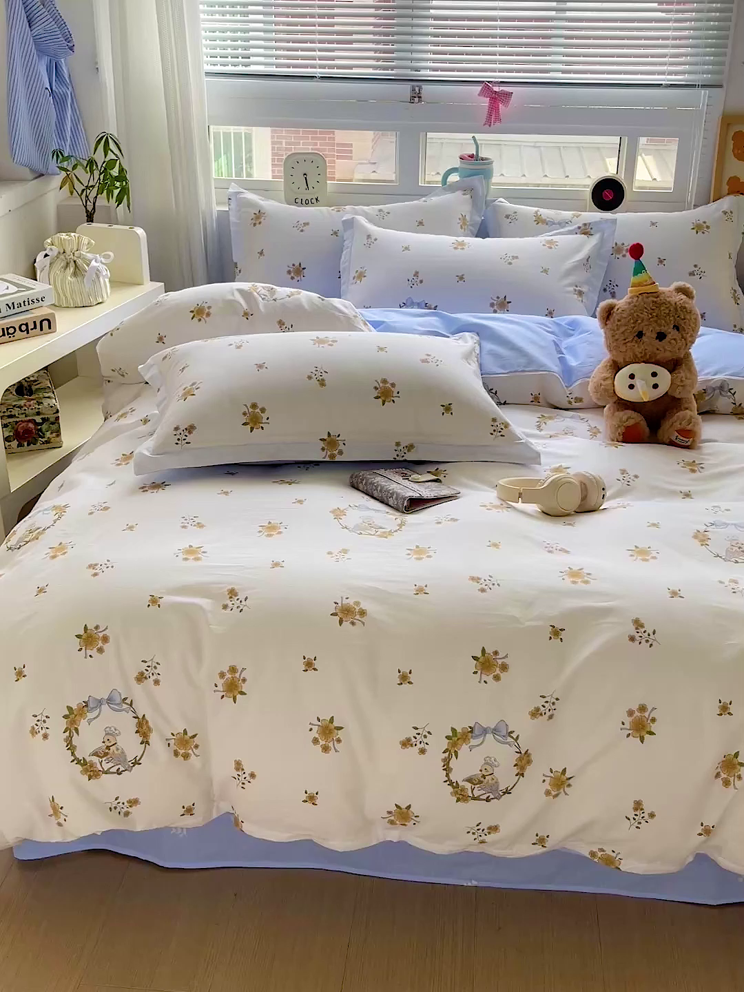 91家纺网 家纺一手货源 找家纺 恩泽2025全棉印花四件套 花香梦境