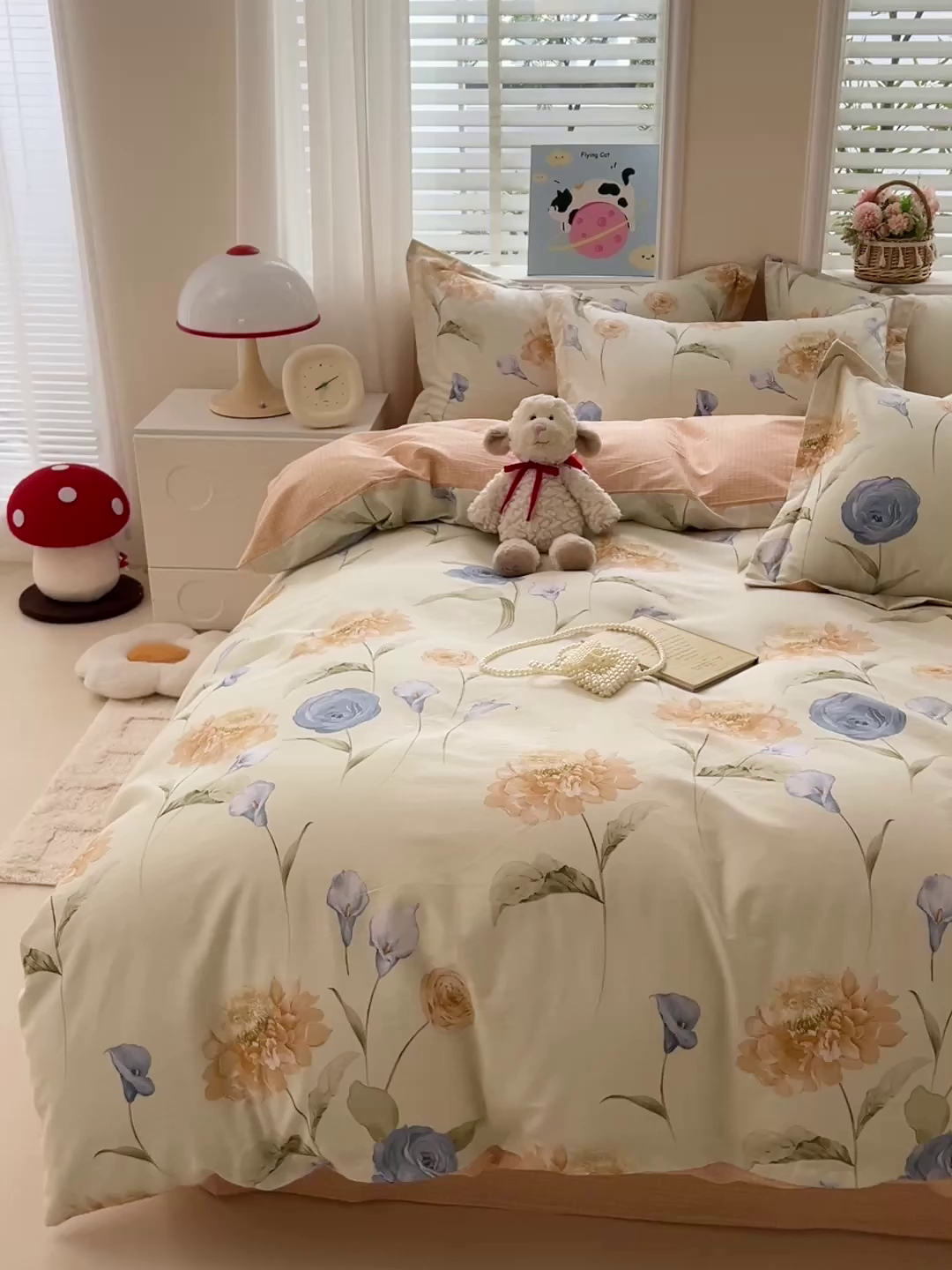 91家纺网 家纺一手货源 找家纺 恩泽2025全棉印花四件套 绘声绘色