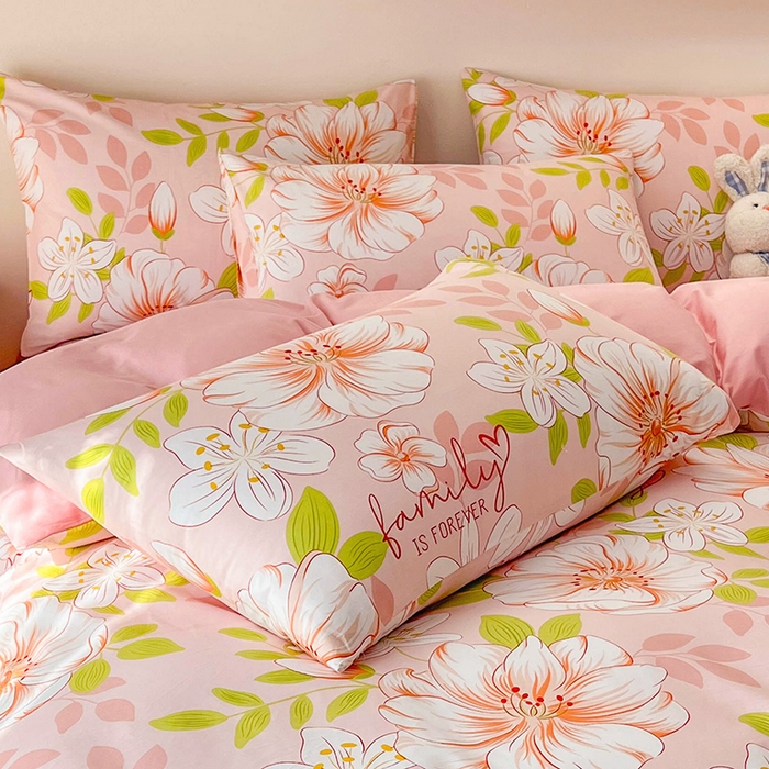 91家纺网 家纺一手货源 找家纺 金鑫汇家纺 2025新款13070全棉好卖花型套件系列-单枕套 繁花之恋