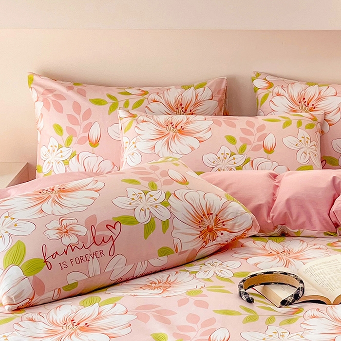 91家纺网 家纺一手货源 找家纺 金鑫汇家纺 2025新款13070全棉好卖花型套件系列-单枕套 繁花之恋