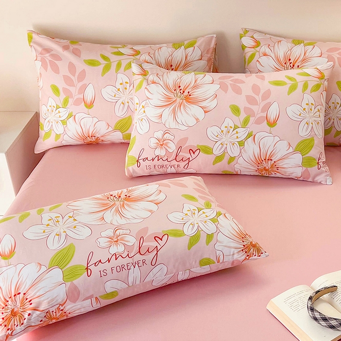 91家纺网 家纺一手货源 找家纺 金鑫汇家纺 2025新款13070全棉好卖花型套件系列-单枕套 繁花之恋