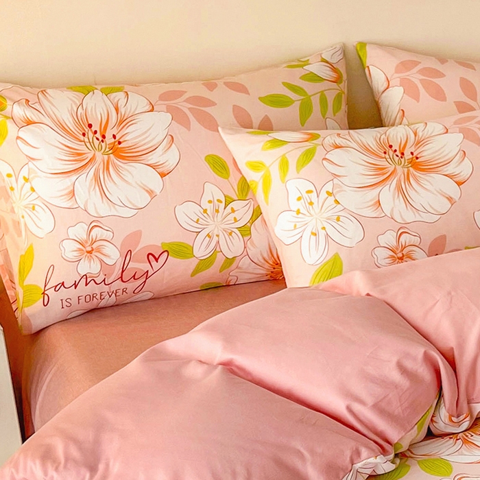 91家纺网 家纺一手货源 找家纺 金鑫汇家纺 2025新款13070全棉好卖花型套件系列-单枕套 繁花之恋