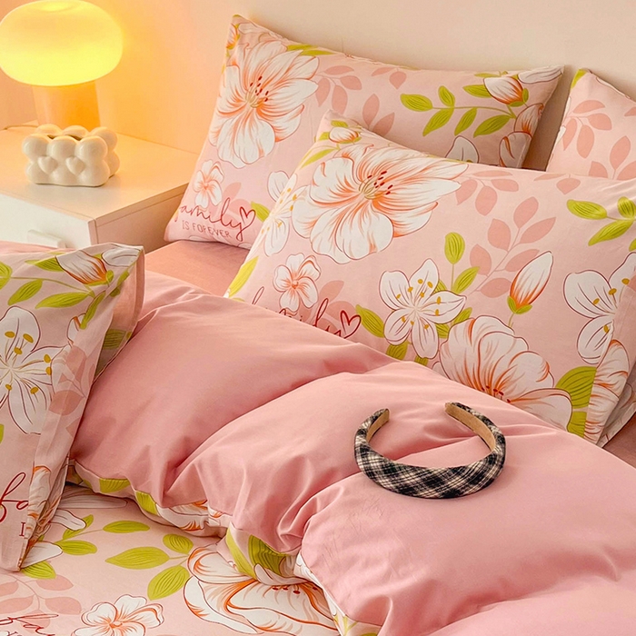 91家纺网 家纺一手货源 找家纺 金鑫汇家纺 2025新款13070全棉好卖花型套件系列-单枕套 繁花之恋