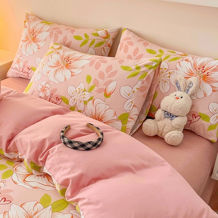 91家纺网 家纺一手货源 找家纺 金鑫汇家纺 2025新款13070全棉好卖花型套件系列-单枕套 繁花之恋