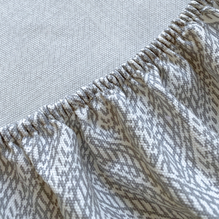 91家纺网 家纺一手货源 找家纺 金鑫汇家纺 2025新款百分百全棉老粗布全棉加厚加密高克重单品床笠（花型更好卖，面料更厚实，自带凉感） 老粗布流光灰