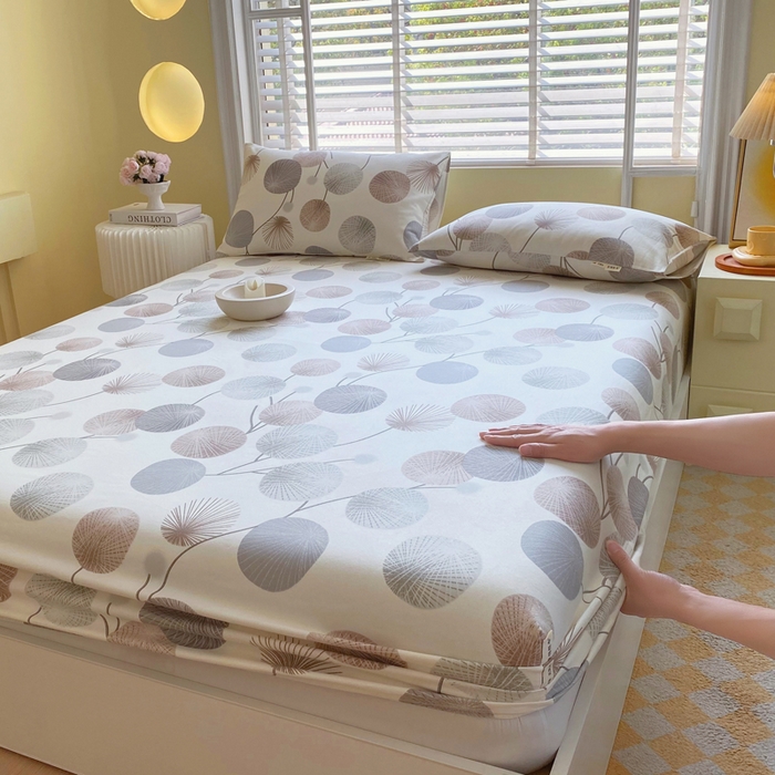 91家纺网 家纺一手货源 找家纺 金鑫汇家纺 2025新款百分百全棉老粗布全棉加厚加密高克重单品床笠（花型更好卖，面料更厚实，自带凉感） 老粗布漫生活