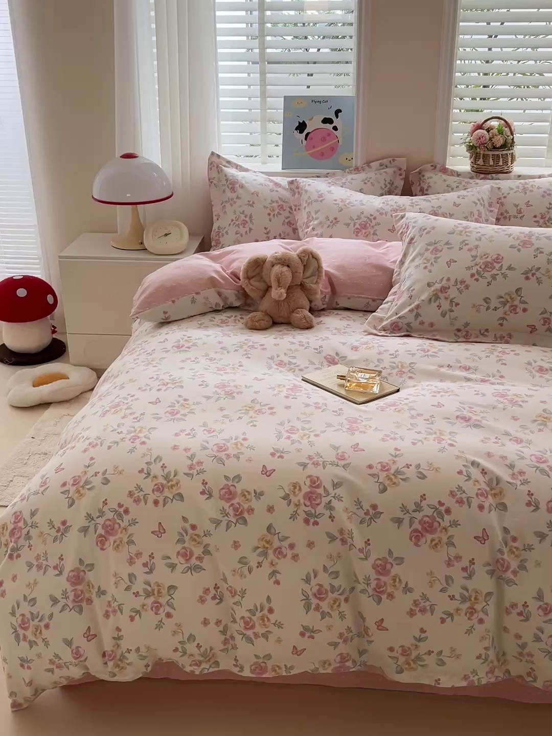 91家纺网 家纺一手货源 找家纺 恩泽2025全棉印花四件套 遇见浪漫