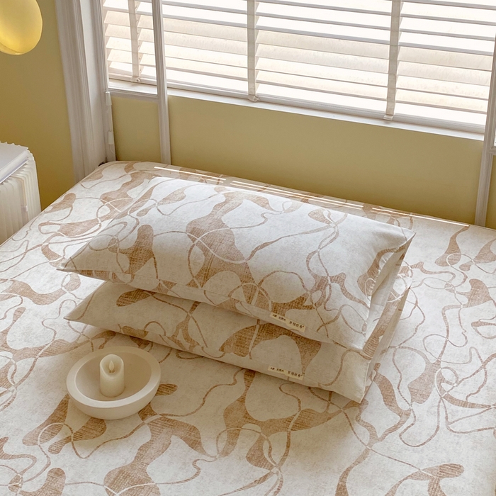 91家纺网 家纺一手货源 找家纺 金鑫汇家纺 2025新款百分百全棉老粗布全棉加厚加密高克重单品床笠（花型更好卖，面料更厚实，自带凉感） 老粗布米亚黄