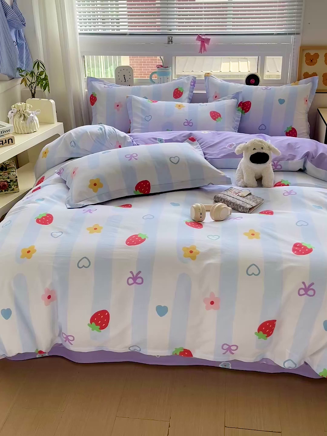 91家纺网 家纺一手货源 找家纺 恩泽2025全棉印花四件套 心之恋