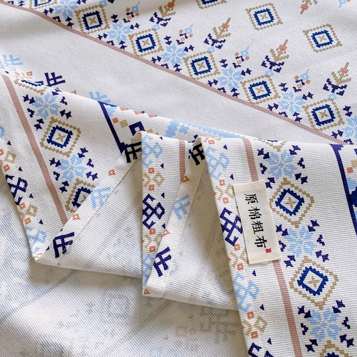 91家纺网 家纺一手货源 找家纺 金鑫汇家纺 2025年新款百分百全棉老粗布全棉加厚加密高克重单品床单（花型更好卖，面料更厚实，自带凉感） 老粗布波西米亚