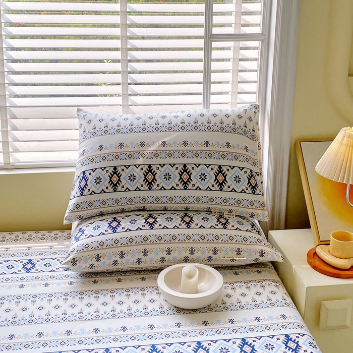 91家纺网 家纺一手货源 找家纺 金鑫汇家纺 2025年新款百分百全棉老粗布全棉加厚加密高克重单品床单（花型更好卖，面料更厚实，自带凉感） 老粗布波西米亚