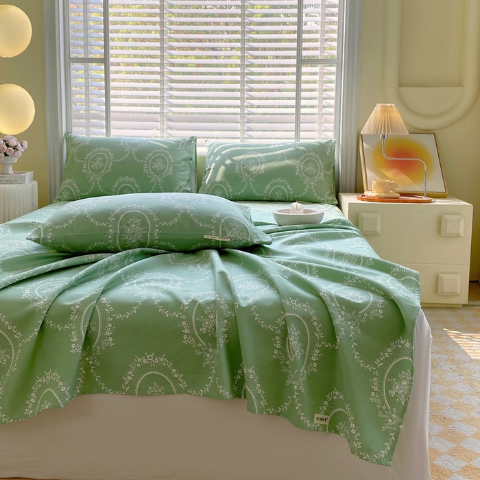 91家纺网 家纺一手货源 找家纺 金鑫汇家纺 2025年新款百分百全棉老粗布全棉加厚加密高克重单品床单（花型更好卖，面料更厚实，自带凉感） 老粗布芳华