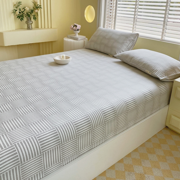 91家纺网 家纺一手货源 找家纺 金鑫汇家纺 2025新款百分百全棉老粗布全棉加厚加密高克重单品床笠（花型更好卖，面料更厚实，自带凉感） 老粗布休闲时光