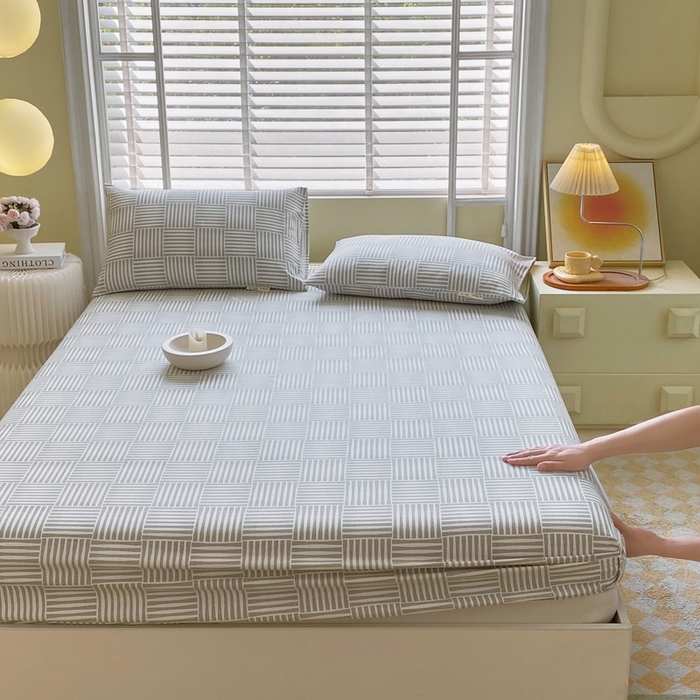 91家纺网 家纺一手货源 找家纺 金鑫汇家纺 2025新款百分百全棉老粗布全棉加厚加密高克重单品床笠（花型更好卖，面料更厚实，自带凉感） 老粗布休闲时光