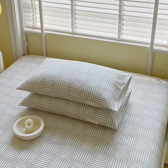 91家纺网 家纺一手货源 找家纺 金鑫汇家纺 2025新款百分百全棉老粗布全棉加厚加密高克重单品床笠（花型更好卖，面料更厚实，自带凉感） 老粗布休闲时光