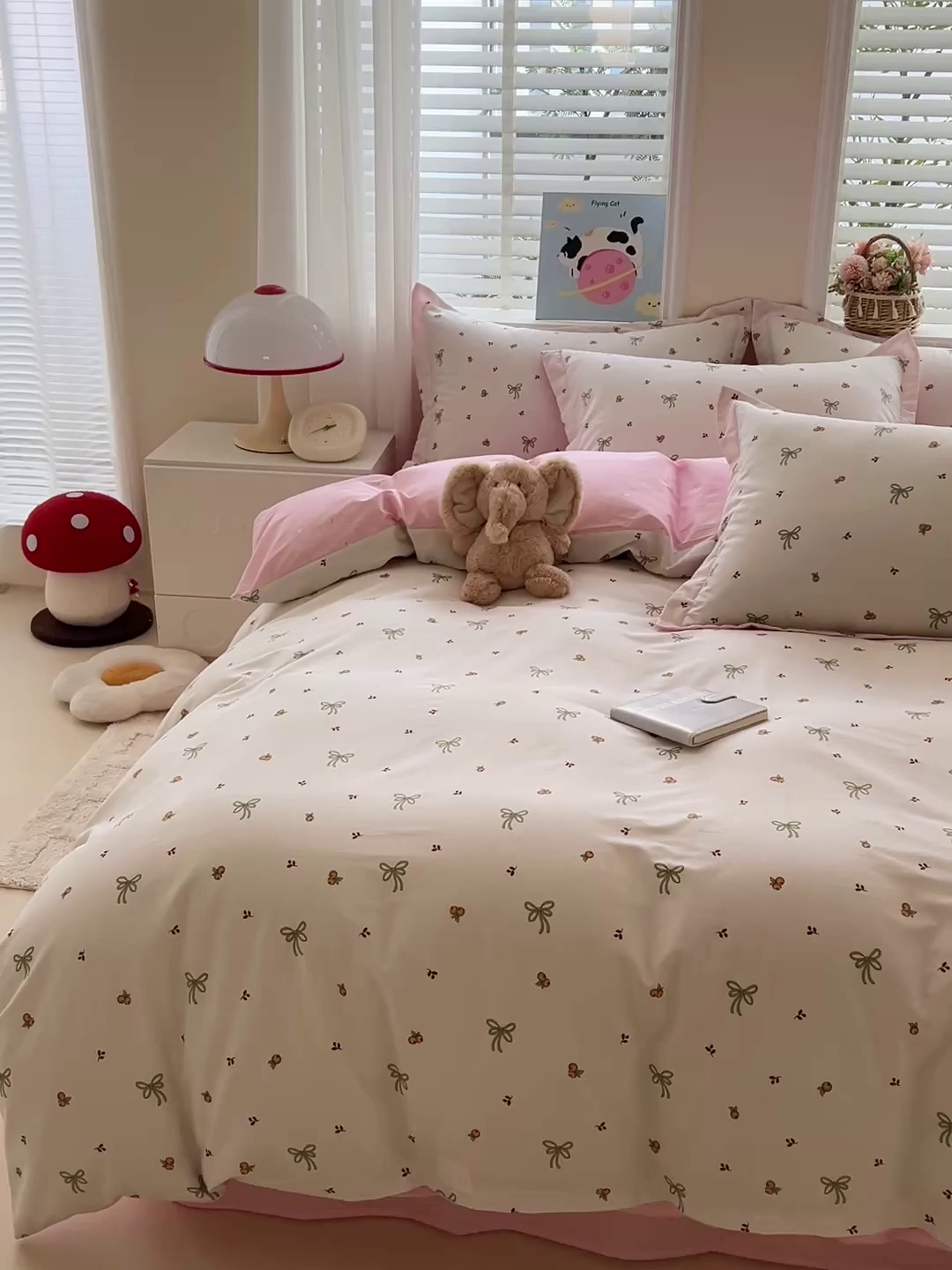 91家纺网 家纺一手货源 找家纺 恩泽2025全棉印花四件套 小清新