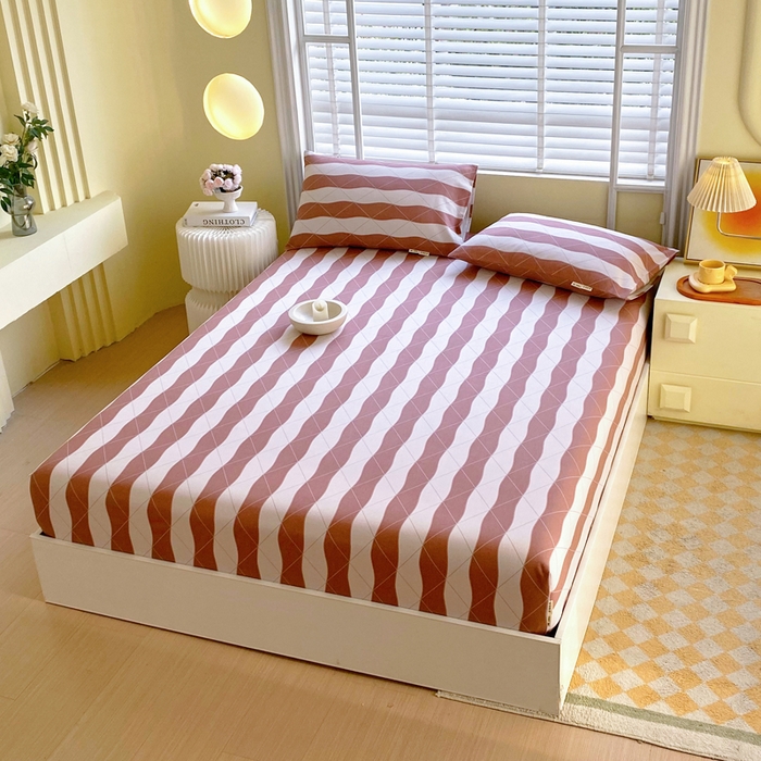 91家纺网 家纺一手货源 找家纺 金鑫汇家纺 2025新款百分百全棉老粗布全棉加厚加密高克重单品床笠（花型更好卖，面料更厚实，自带凉感） 老粗布雅致