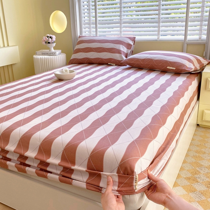 91家纺网 家纺一手货源 找家纺 金鑫汇家纺 2025新款百分百全棉老粗布全棉加厚加密高克重单品床笠（花型更好卖，面料更厚实，自带凉感） 老粗布雅致