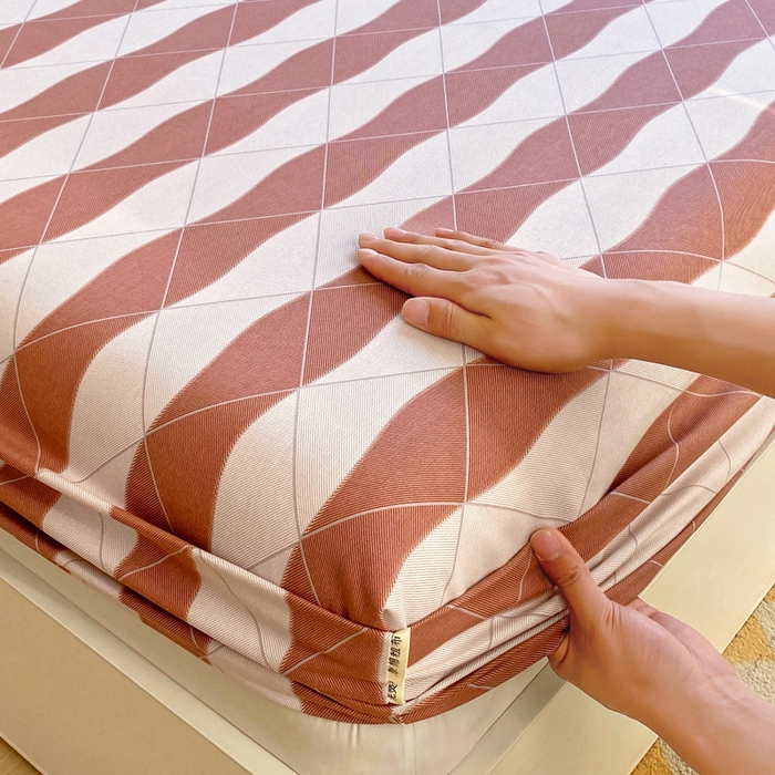 91家纺网 家纺一手货源 找家纺 金鑫汇家纺 2025新款百分百全棉老粗布全棉加厚加密高克重单品床笠（花型更好卖，面料更厚实，自带凉感） 老粗布雅致