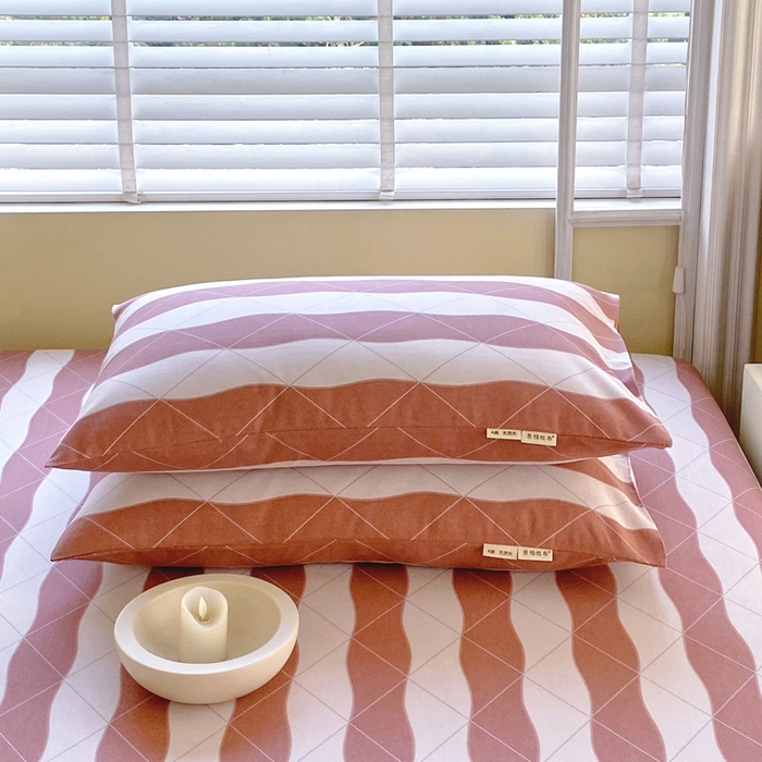 91家纺网 家纺一手货源 找家纺 金鑫汇家纺 2025新款百分百全棉老粗布全棉加厚加密高克重单品床笠（花型更好卖，面料更厚实，自带凉感） 老粗布雅致