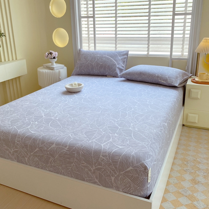 91家纺网 家纺一手货源 找家纺 金鑫汇家纺 2025新款百分百全棉老粗布全棉加厚加密高克重单品床笠（花型更好卖，面料更厚实，自带凉感） 老粗布千叶