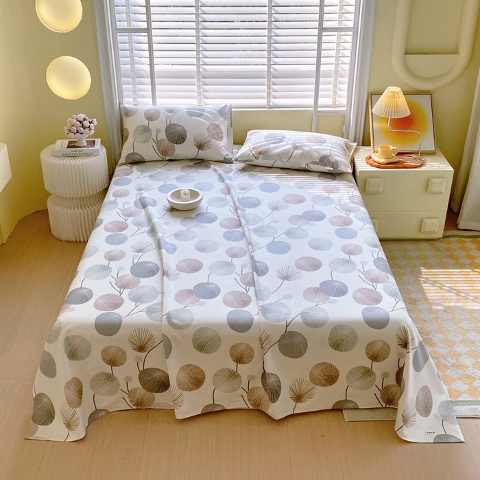 91家纺网 家纺一手货源 找家纺 金鑫汇家纺 2025年新款百分百全棉老粗布全棉加厚加密高克重单品床单（花型更好卖，面料更厚实，自带凉感） 老粗布漫生活