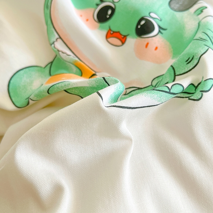 91家纺网 家纺一手货源 找家纺 金鑫汇家纺 2025新款13070全棉好卖花型套件系列-单枕套 青龙使者