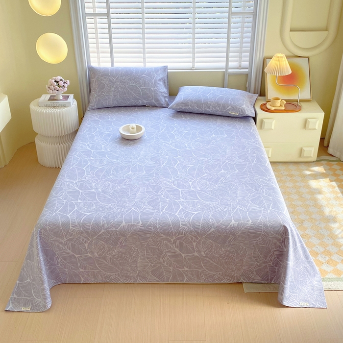 91家纺网 家纺一手货源 找家纺 金鑫汇家纺 2025年新款百分百全棉老粗布全棉加厚加密高克重单品床单（花型更好卖，面料更厚实，自带凉感） 老粗布千叶