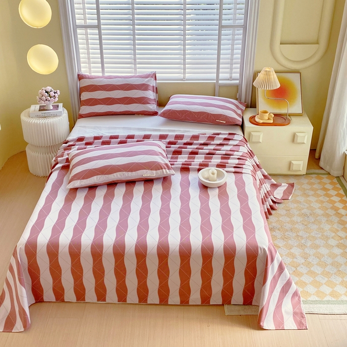 91家纺网 家纺一手货源 找家纺 金鑫汇家纺 2025年新款百分百全棉老粗布全棉加厚加密高克重单品床单（花型更好卖，面料更厚实，自带凉感） 老粗布雅致