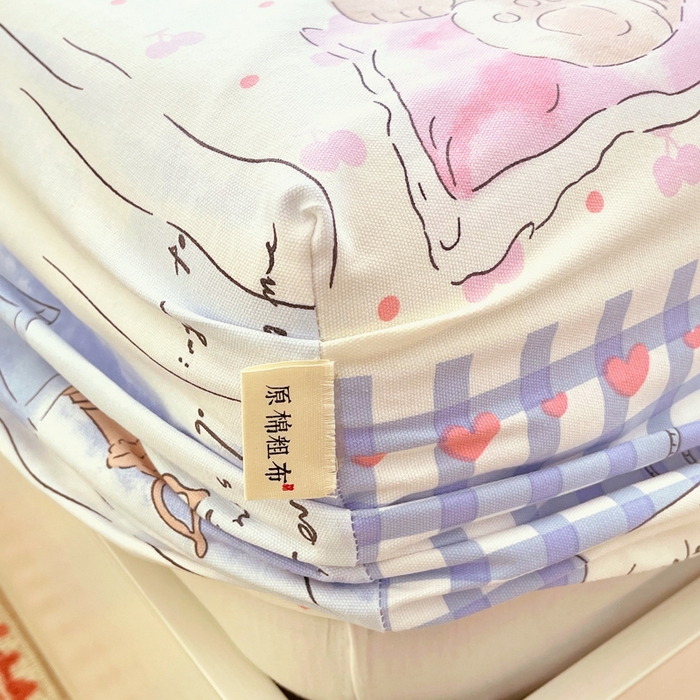 91家纺网 家纺一手货源 找家纺 金鑫汇家纺 2025新款百分百全棉老粗布全棉加厚加密高克重单品床笠（花型更好卖，面料更厚实，自带凉感） 老粗布熊熊精灵