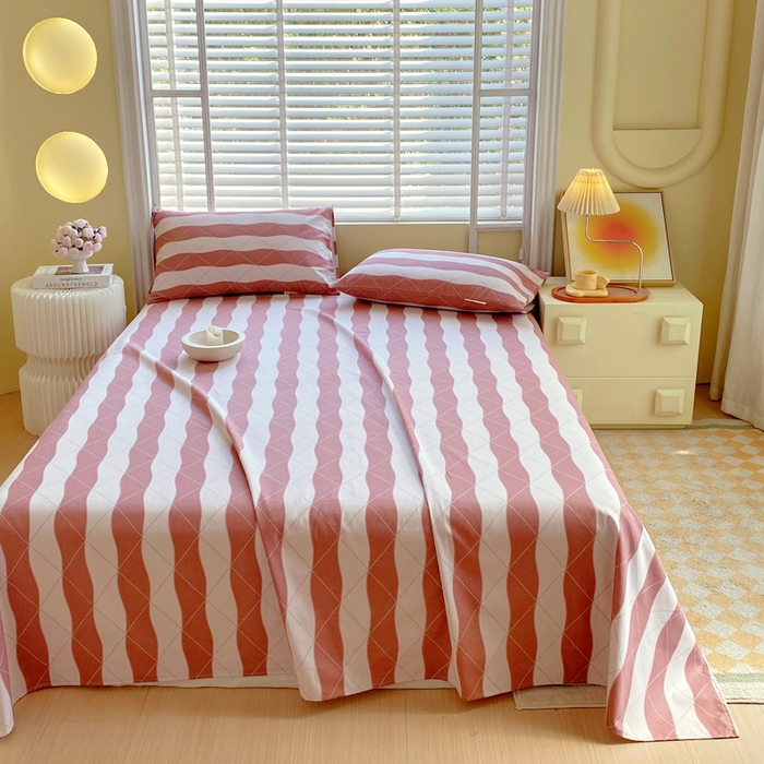 91家纺网 家纺一手货源 找家纺 金鑫汇家纺 2025年新款百分百全棉老粗布全棉加厚加密高克重单品床单（花型更好卖，面料更厚实，自带凉感） 老粗布雅致