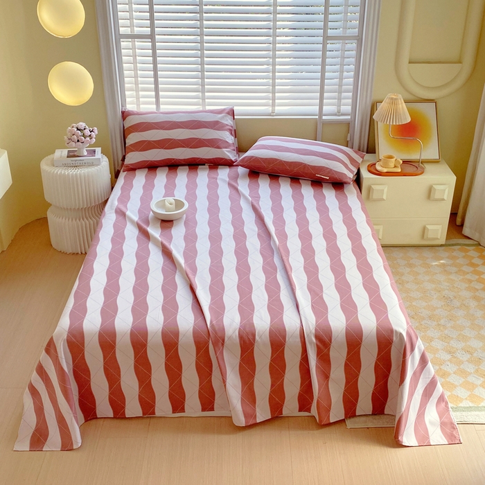 91家纺网 家纺一手货源 找家纺 金鑫汇家纺 2025年新款百分百全棉老粗布全棉加厚加密高克重单品床单（花型更好卖，面料更厚实，自带凉感） 老粗布雅致