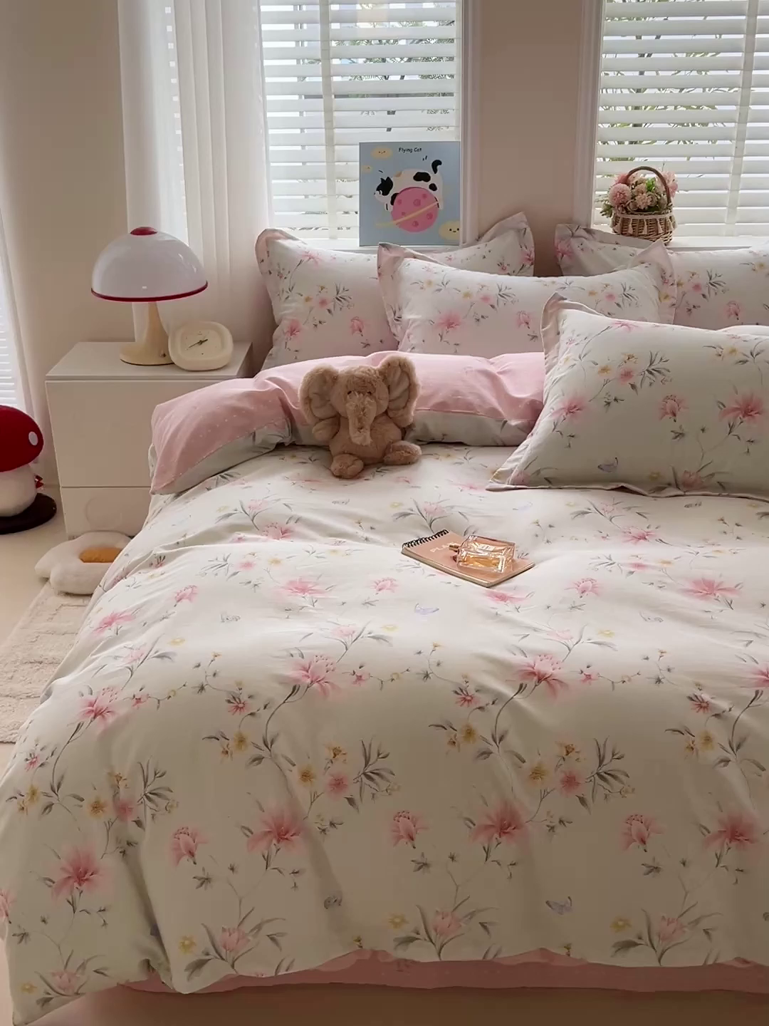 91家纺网 家纺一手货源 找家纺 恩泽2025全棉印花四件套 沐春风