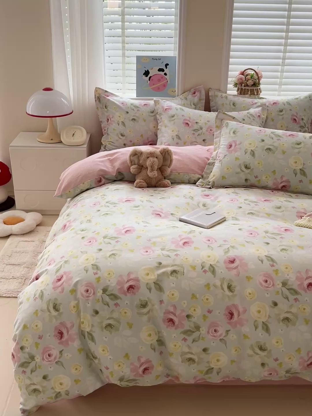 91家纺网 家纺一手货源 找家纺 恩泽2025全棉印花四件套 洛川花海