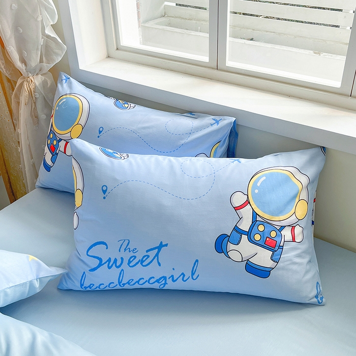 金鑫汇家纺 2025新款13070全棉好卖花型套件系列-单枕套 宇宙奥秘