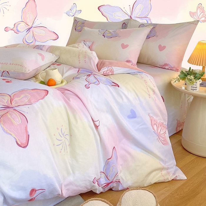 91家纺网 家纺一手货源 找家纺 （总）金鑫汇家纺 2025新款13070全棉好卖花型套件系列-四件套