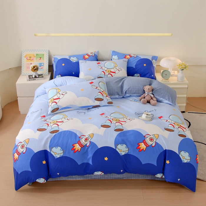 91家纺网 家纺一手货源 找家纺 （总）金鑫汇家纺 2025新款13070全棉好卖花型套件系列-单被套