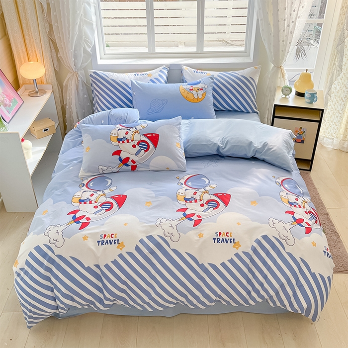 91家纺网 家纺一手货源 找家纺 （总）金鑫汇家纺 2025新款13070全棉好卖花型套件系列-单被套