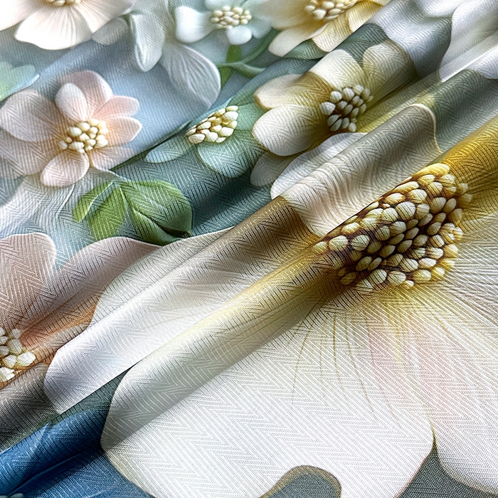 91家纺网 家纺一手货源 找家纺 许林家纺 2025春夏新款斜纹冰丝凉席轻奢高密大版 镜中花