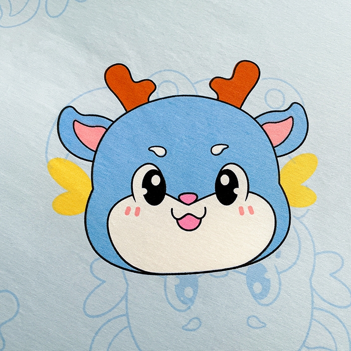 91家纺网 家纺一手货源 找家纺 金鑫汇家纺 2025新款13070全棉好卖花型套件系列-单被套 瑞龙送福