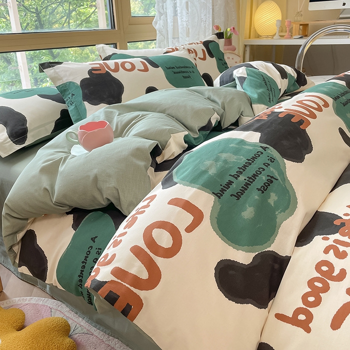 91家纺网 家纺一手货源 找家纺 金鑫汇家纺 2025新款13070全棉好卖花型套件系列-单被套 蜗居