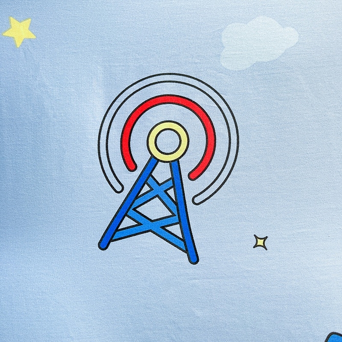 91家纺网 家纺一手货源 找家纺 金鑫汇家纺 2025新款13070全棉好卖花型套件系列-四件套 宇宙奥秘