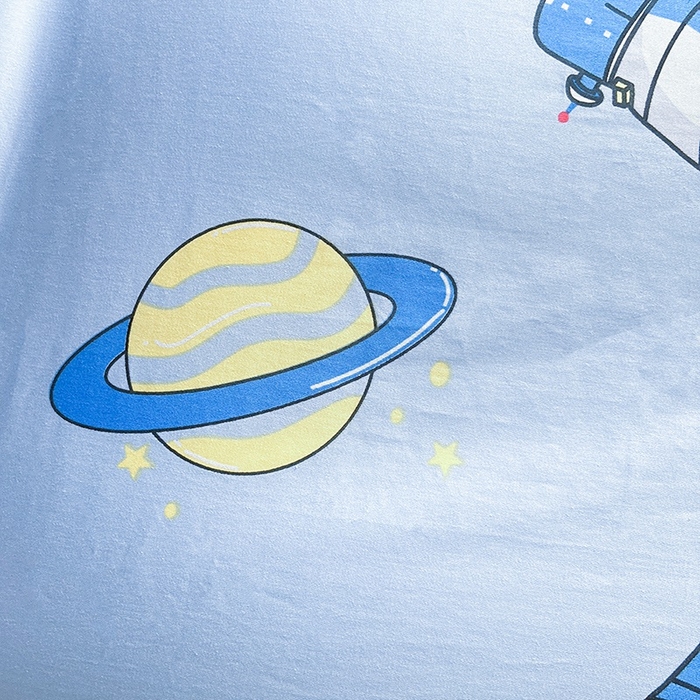 91家纺网 家纺一手货源 找家纺 金鑫汇家纺 2025新款13070全棉好卖花型套件系列-四件套 宇宙奥秘