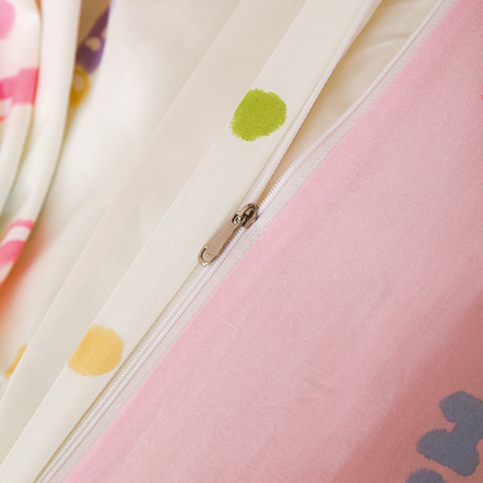 91家纺网 家纺一手货源 找家纺 金鑫汇家纺 2025新款13070全棉好卖花型套件系列-单被套 奇趣小兔