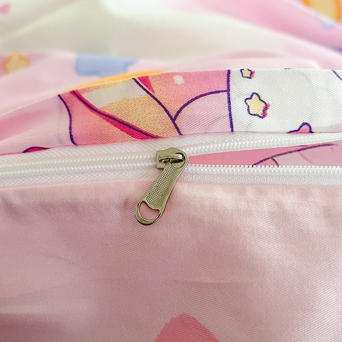 91家纺网 家纺一手货源 找家纺 金鑫汇家纺 2025新款13070全棉好卖花型套件系列-单被套 小马莉儿