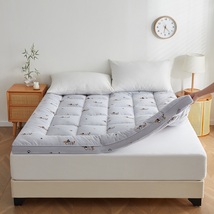 元昊床垫 2025新款新疆棉花床垫学生宿舍床褥子垫被软垫棉花垫子 玛奇朵-灰