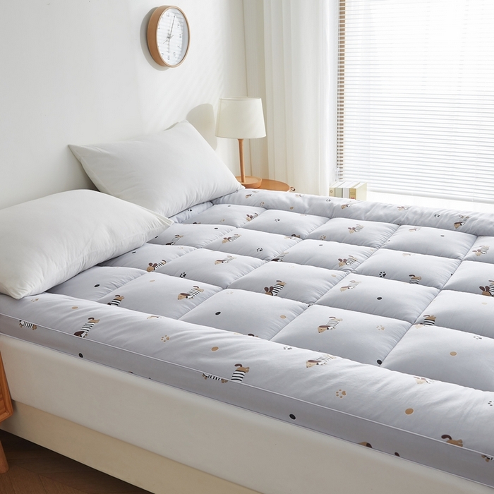 91家纺网 家纺一手货源 找家纺 元昊床垫 2025新款新疆棉花床垫学生宿舍床褥子垫被软垫棉花垫子 玛奇朵-灰