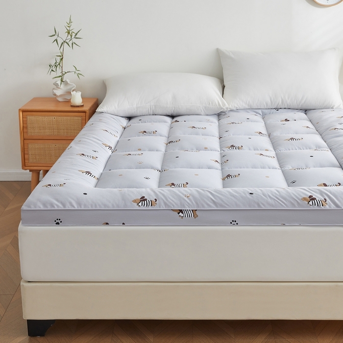 91家纺网 家纺一手货源 找家纺 元昊床垫 2025新款新疆棉花床垫学生宿舍床褥子垫被软垫棉花垫子 玛奇朵-灰