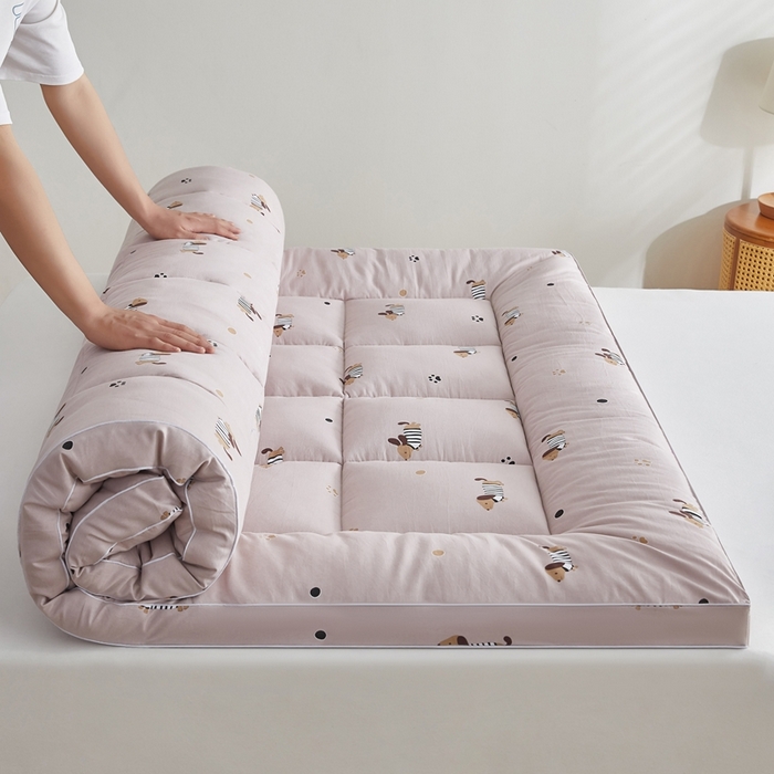 91家纺网 家纺一手货源 找家纺 元昊床垫 2025新款新疆棉花床垫学生宿舍床褥子垫被软垫棉花垫子 玛奇朵-咖