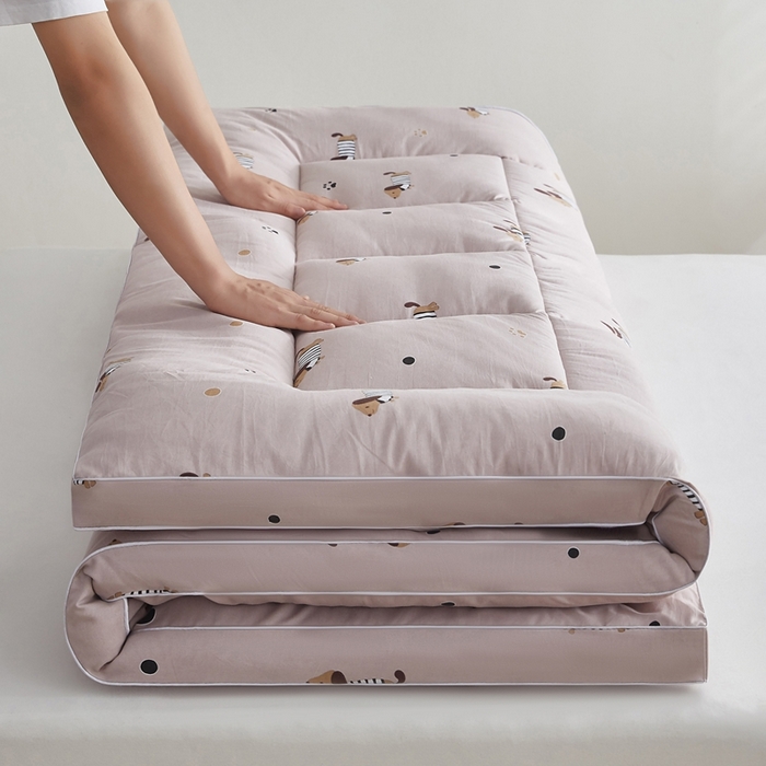 91家纺网 家纺一手货源 找家纺 元昊床垫 2025新款新疆棉花床垫学生宿舍床褥子垫被软垫棉花垫子 玛奇朵-咖